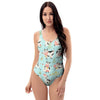 Cute Cow Print One Piece Swimsuite-grizzshop