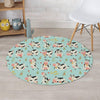 Cute Cow Print Round Rug-grizzshop