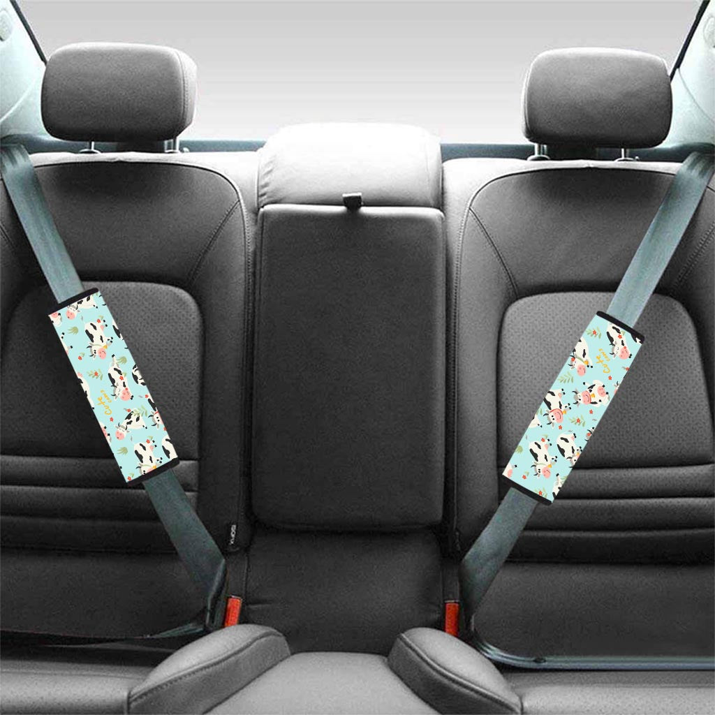 Cute Cow Print Seat Belt Cover-grizzshop