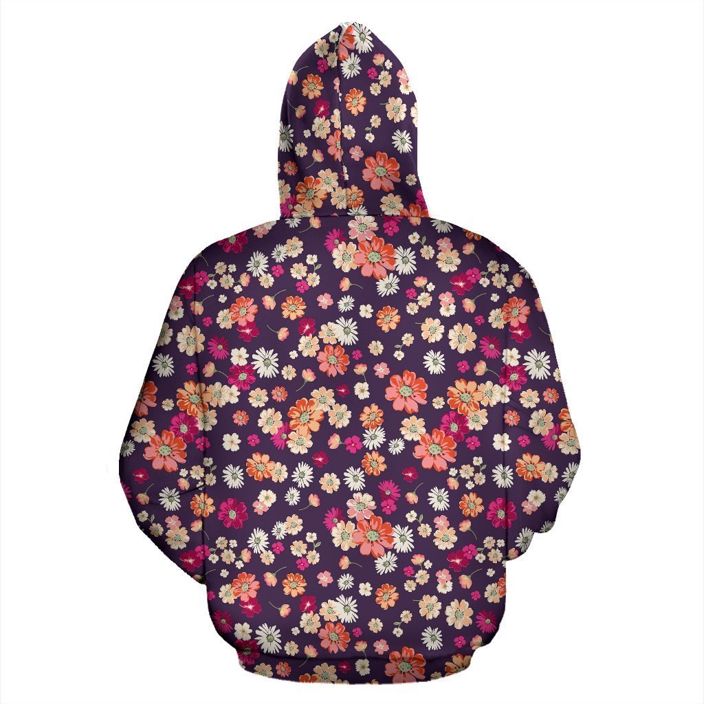 Cute Daisy Colorful Pattern Print Women Men Pullover Hoodie-grizzshop
