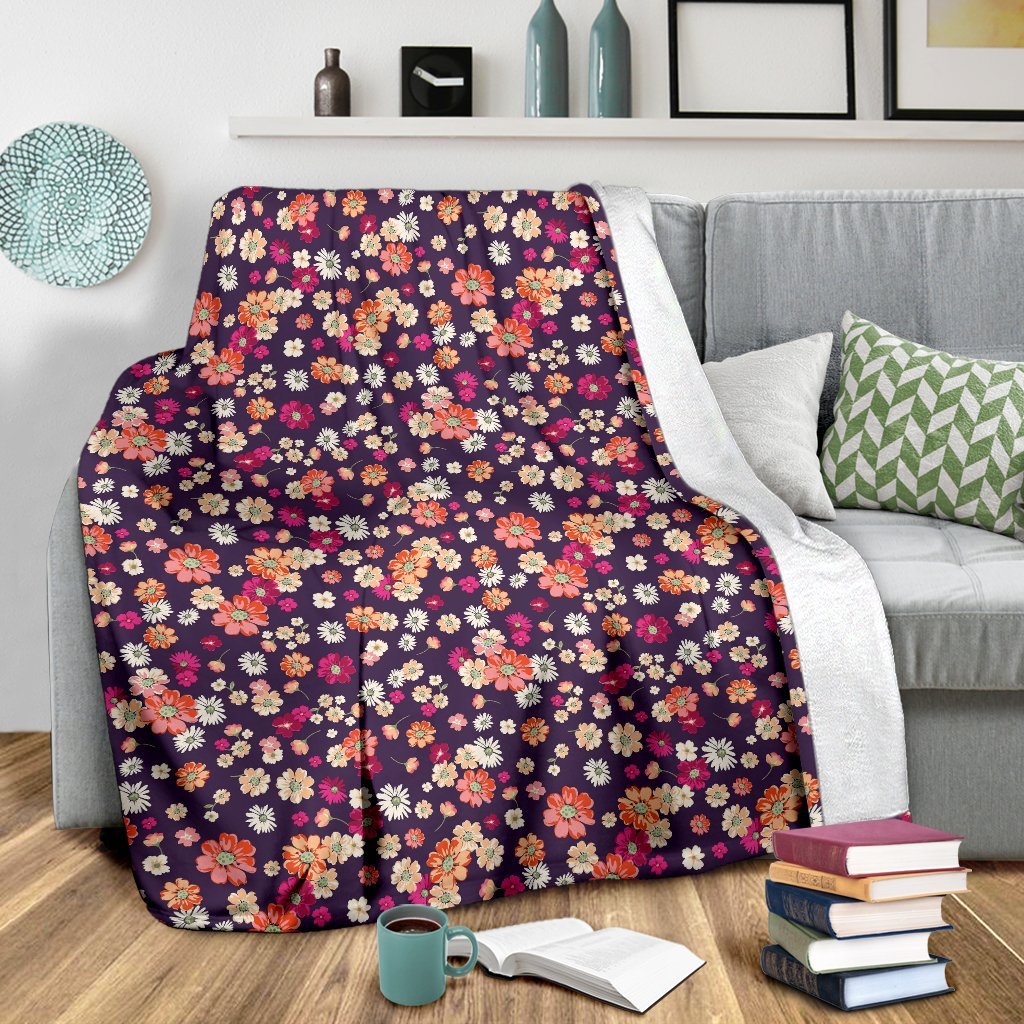 Cute Daisy ColorfulPattern Print Blanket-grizzshop