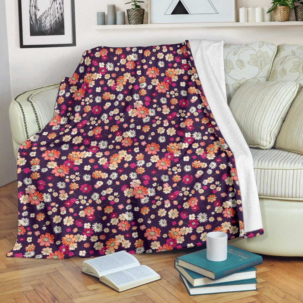 Cute Daisy ColorfulPattern Print Blanket-grizzshop