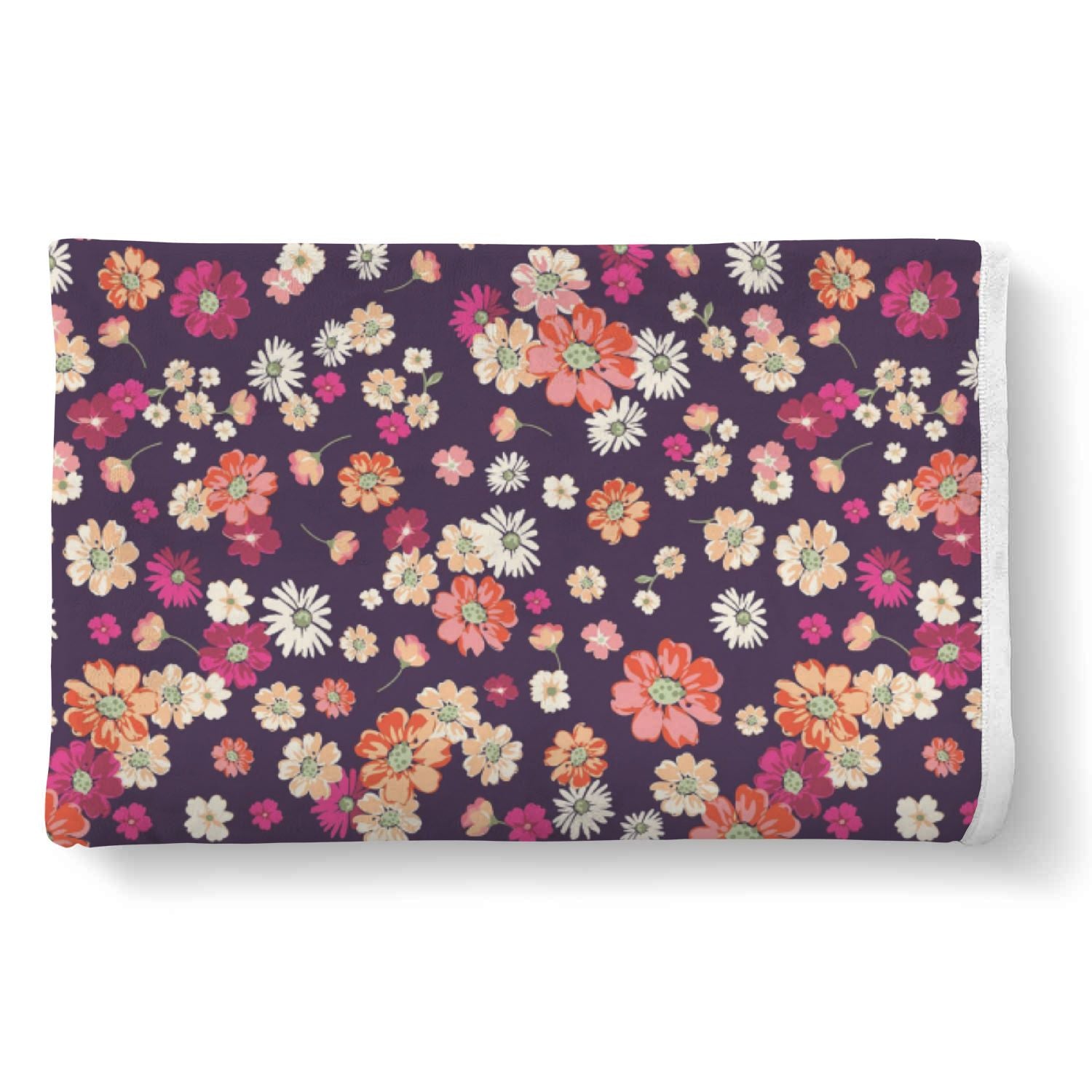 Cute Daisy ColorfulPattern Print Throw Blanket-grizzshop
