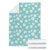 Cute Daisy Polkadot Pattern Print Blanket-grizzshop