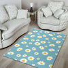 Cute Daisy Polkadot Pattern Print Floor Mat-grizzshop