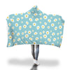 Cute Daisy Polkadot Pattern Print Hooded Blanket-grizzshop