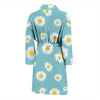 Cute Daisy Polkadot Pattern Print Men Long Robe-grizzshop