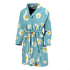 Cute Daisy Polkadot Pattern Print Men Long Robe-grizzshop