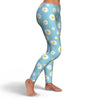 Cute Daisy Polkadot Pattern Print Pattern Women Leggings-grizzshop