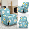 Cute Daisy Polkadot Pattern Print Recliner Cover-grizzshop