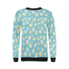 Cute Daisy Polkadot Pattern Print Women Crewneck Sweatshirt-grizzshop