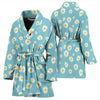 Cute Daisy Polkadot Pattern Print Women Long Robe-grizzshop