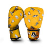 Cute Fat Cat Print Pattern Boxing Gloves-grizzshop