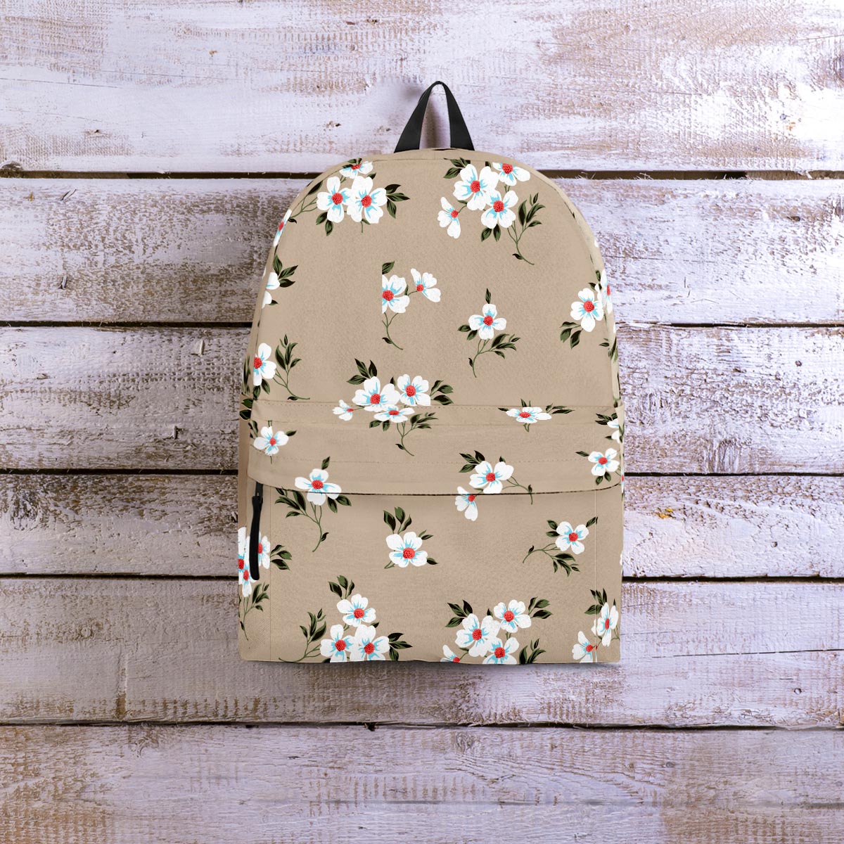 Cute Floral Flower Print Backpack-grizzshop