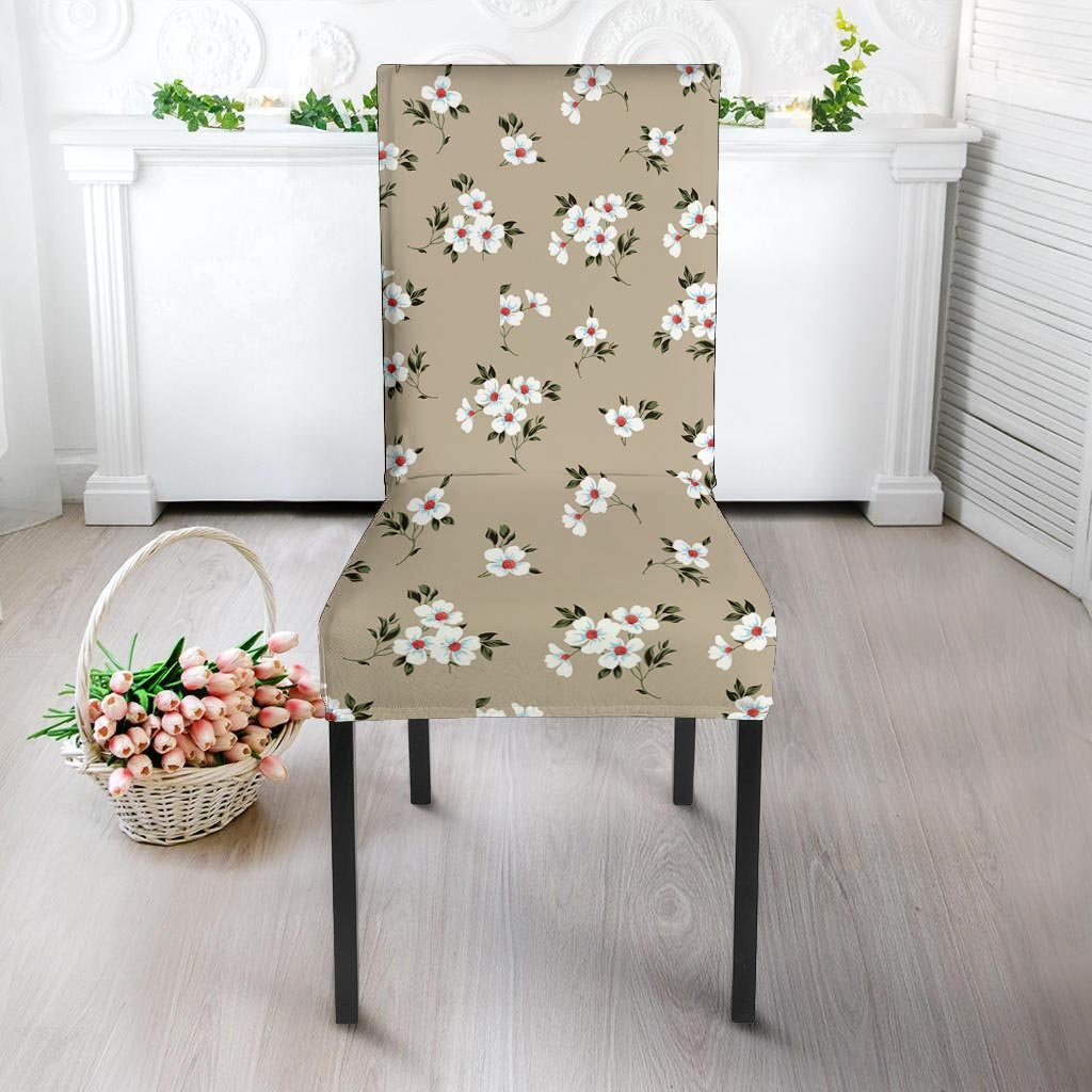 Cute Floral Flower Print Chair Cover-grizzshop