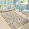 Cute Floral Flower Print Floor Mat-grizzshop