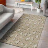 Cute Floral Flower Print Floor Mat-grizzshop