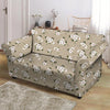 Cute Floral Flower Print Loveseat Cover-grizzshop