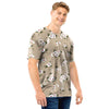 Cute Floral Flower Print Men T Shirt-grizzshop