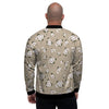 Cute Floral Flower Print Men's Bomber Jacket-grizzshop