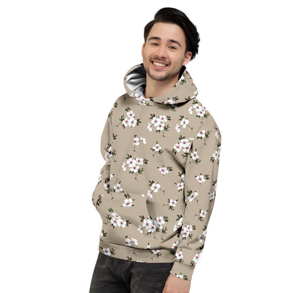 Cute Floral Flower Print Men's Hoodie-grizzshop