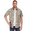 Cute Floral Flower Print Men's Short Sleeve Shirt-grizzshop