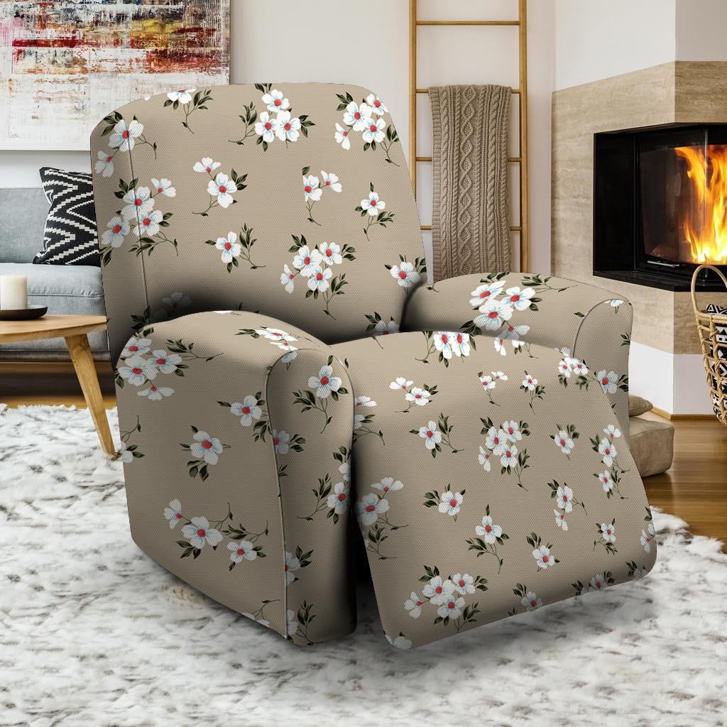 Cute Floral Flower Print Recliner Cover-grizzshop