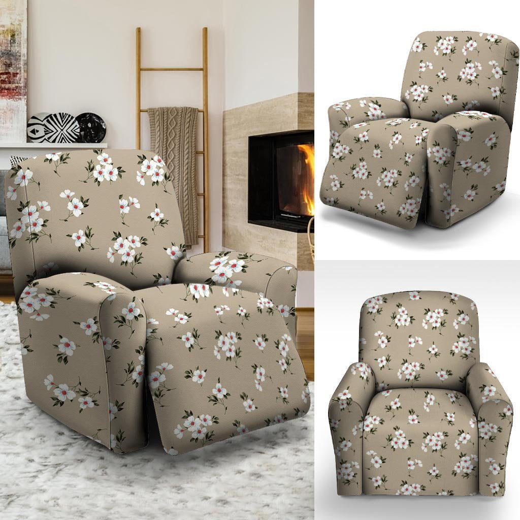 Cute Floral Flower Print Recliner Cover-grizzshop