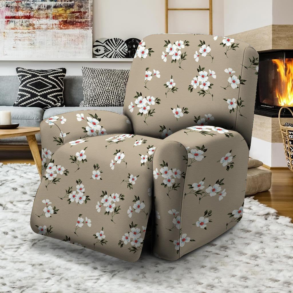 Cute Floral Flower Print Recliner Cover-grizzshop