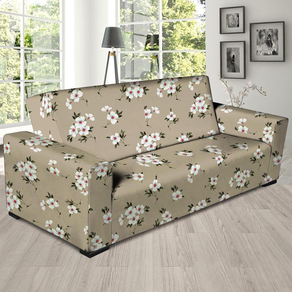 Cute Floral Flower Print Sofa Cover-grizzshop