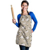 Cute Floral Flower Print Women's Apron-grizzshop