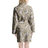 Cute Floral Flower Print Women's Robe-grizzshop