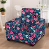 Cute Flower Floral Print Armchair Cover-grizzshop