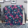 Cute Flower Floral Print Blanket-grizzshop