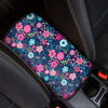 Cute Flower Floral Print Car Console Cover-grizzshop