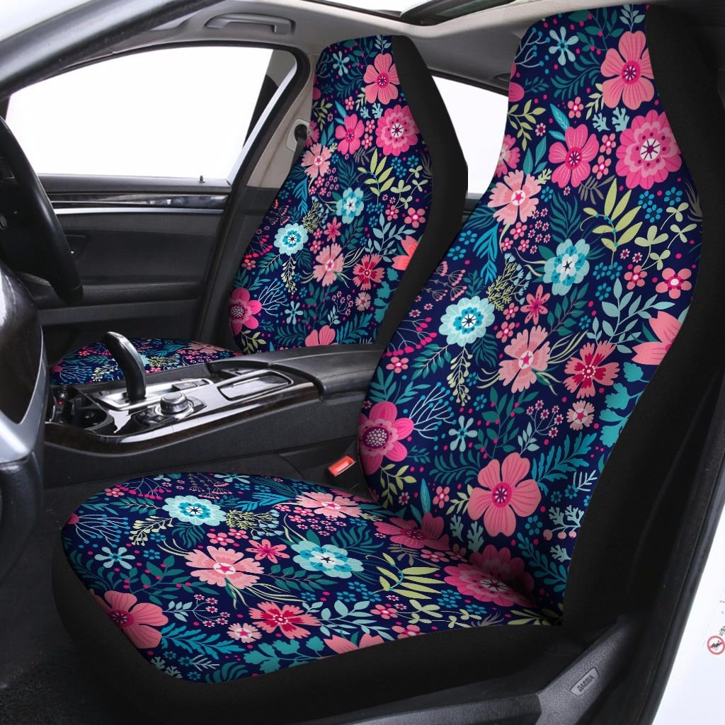 Cute Flower Floral Print Car Seat Covers-grizzshop