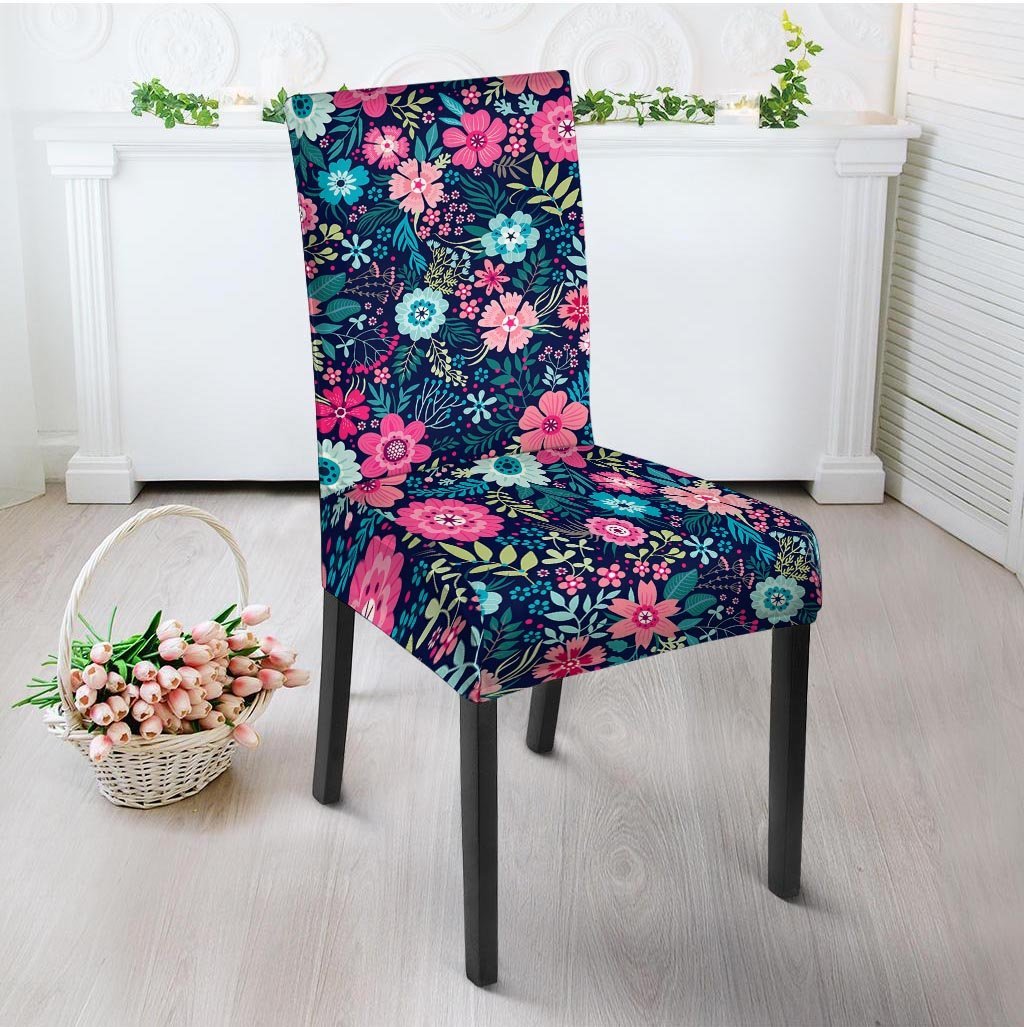 Cute Flower Floral Print Chair Cover-grizzshop