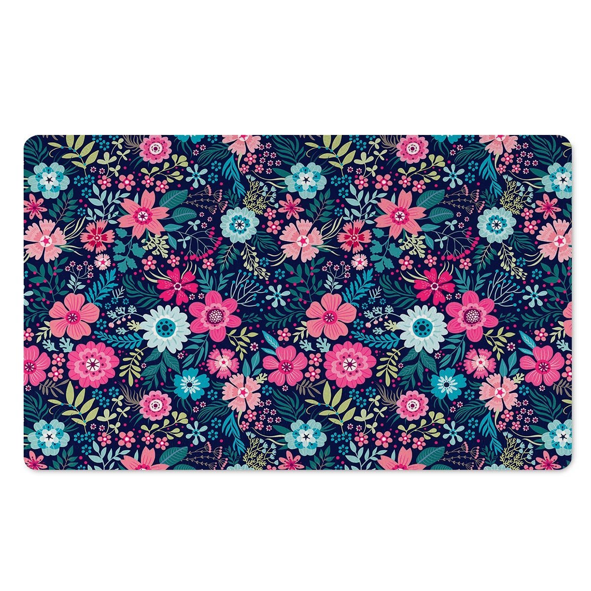 Cute Flower Floral Print Door Mat-grizzshop