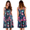 Cute Flower Floral Print Dress-grizzshop