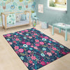 Cute Flower Floral Print Floor Mat-grizzshop