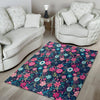 Cute Flower Floral Print Floor Mat-grizzshop