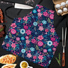 Cute Flower Floral Print Men's Apron-grizzshop