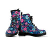 Cute Flower Floral Print Men's Boots-grizzshop