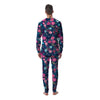 Cute Flower Floral Print Men's Pajamas-grizzshop