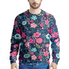 Cute Flower Floral Print Men's Sweatshirt-grizzshop