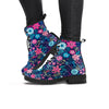 Cute Flower Floral Print Women's Boots-grizzshop