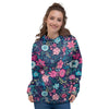 Cute Flower Floral Print Women's Hoodie-grizzshop