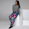 Cute Flower Floral Print Women's Joggers-grizzshop