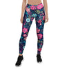 Cute Flower Floral Print Women's Leggings-grizzshop