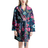 Cute Flower Floral Print Women's Robe-grizzshop